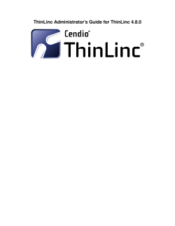 ThinLinc Administrator`s Guide for ThinLinc 4.8.0