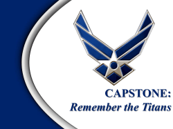 CAPSTONE: Remember the Titans Overview
