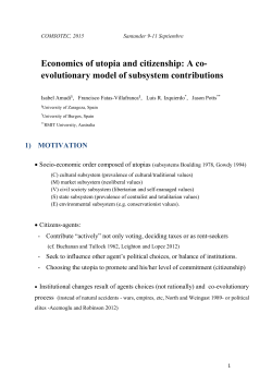 A co-evolutionary model of subsystem contributions