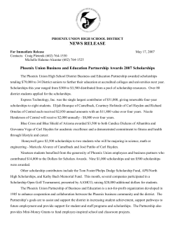 2007 - Phoenix Union Foundation for Education