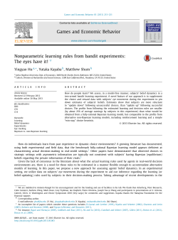 Nonparametric learning rules from bandit experiments
