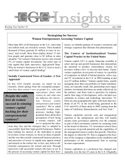 Despite the odds, how do women succeed in winning venture