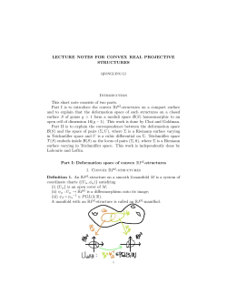 LECTURE NOTES FOR CONVEX REAL PROJECTIVE