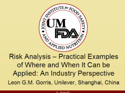 Risk-based decision-making in safe product innovation