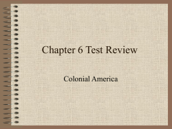 Chapter 4 and 5 Test Review
