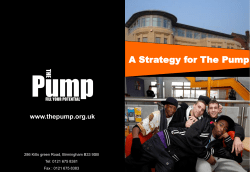 A Strategy for The Pump