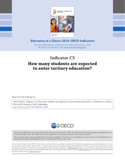 Indicator C3 How many students are expected to enter