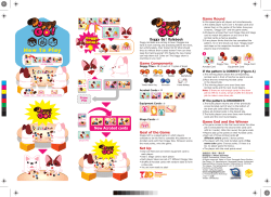 Game Components Goal of the Game Set Up Game Round Game