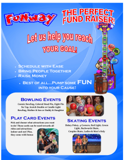 Bowling Events Skating Events Play Card Events