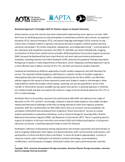 1 Workload Approach: A Paradigm Shift for Positive Impact on