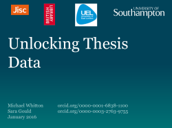 gradbook-session-Nov2015 - ePrints Soton