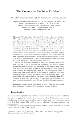 The Committee Decision Problem