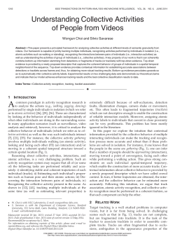 Understanding Collective Activities of People from Videos