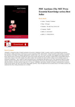 PDF Auctions (The MIT Press Essential Knowledge