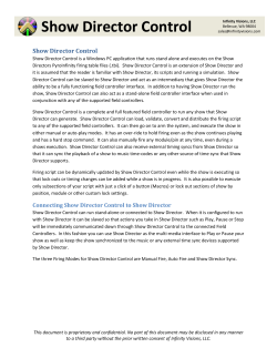 Show Director Control Users Guide