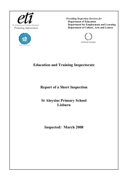 Mr Mc Creesh - Department of Education