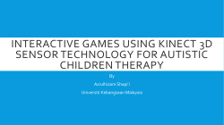 interactive games using kinect 3d sensor technology for autistic