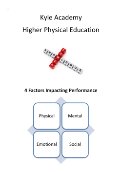 Kyle Academy Factors Notes