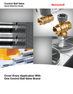 Cover Every Application With One Control Ball Valve