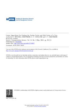 Linear Algorithms for Finding the Jordan Center and Path Center of