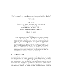 Understanding the Brandenburger