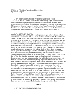 Outline first draft Associates