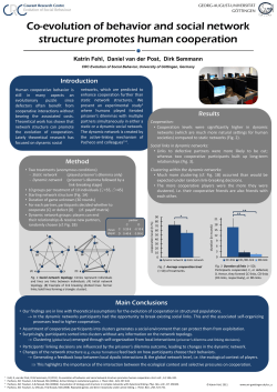 Co-evolution of behavior and social network structure promotes