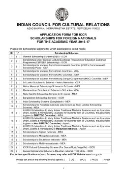 application form - High Commission of India