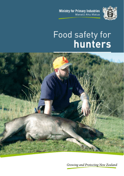 Food safety for hunters