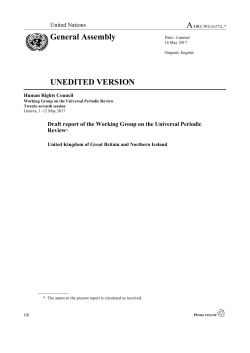 General Assembly UNEDITED VERSION