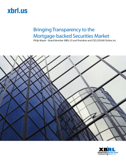 Bringing Transparency to the Mortgage