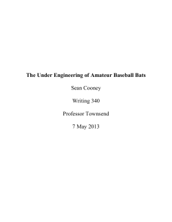 The Effect of BBCOR Bats on Amateur Baseball - Illumin