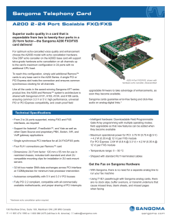 Sangoma Telephony Card