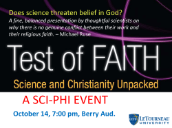 A fine, balanced presentation by thoughtful scientists on why there is