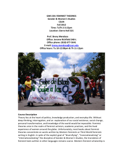 Mendoza.Feminist Theories.doc