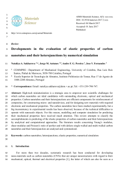 Developments in the evaluation of elastic properties of