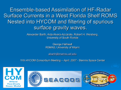 Comparison of WFS ROMS temperature with in situ