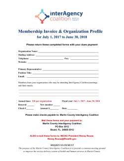 Martin County InterAgency Coalition, Inc.