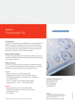 Thermoplate PN - Heidelberger Druckmaschinen