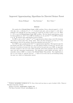Improved Approximating Algorithms for Directed Steiner Forest
