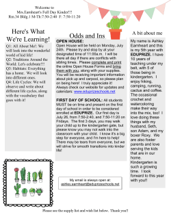 Odds and Ins Here`s What We`re Learning!