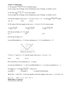 Test #2 Concepts Practice Quiz