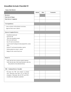 to view or the checklists