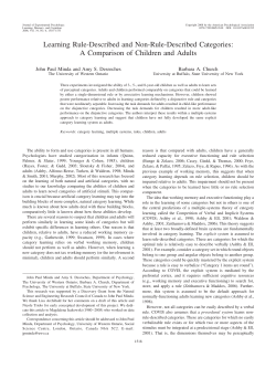 Learning Rule-Described and Non-Rule
