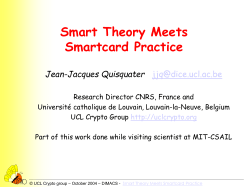 Smart Theory Meets Smartcard Practice