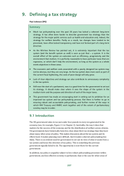 9. Defining a tax strategy - Institute for Fiscal Studies