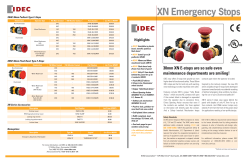 XN Emergency Stops