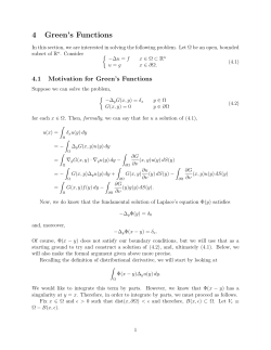 4 Green`s Functions