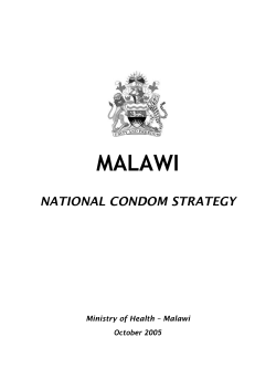 Malawi National Condom Strategy - October 2005
