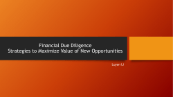 Financial Due Diligence Strategies to Maximize Value of New